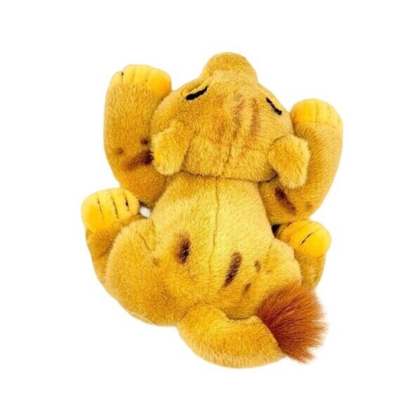 Disney Store Simba Plush Brown 9" Pouncing Crouching Baby Cub The Lion King - Picture 6 of 9